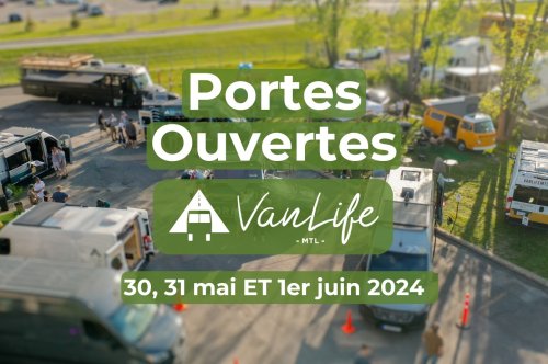 PORTES OUVERTES VANLIFE MTL 30 MAI 16h à 20h